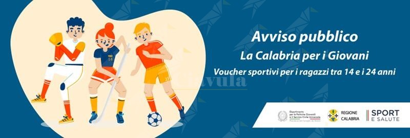 La Regione Calabria promuove la cultura sportiva tra i giovani con i “Voucher Sport”