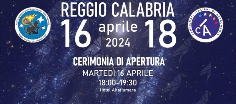 A Reggio Calabria la finale nazionale dei campionati italiani di astronomia