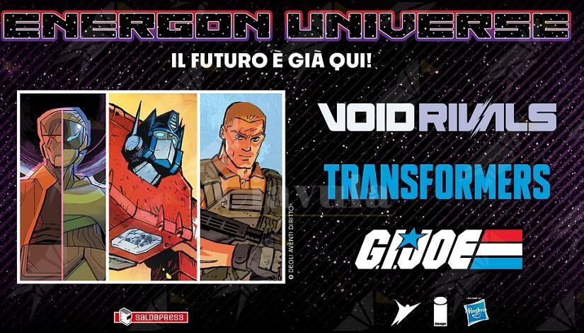 SaldaPress annuncia l’acquisizione dei diritti di Energon Universe: in arrivo Transformers e G.I. Joe
