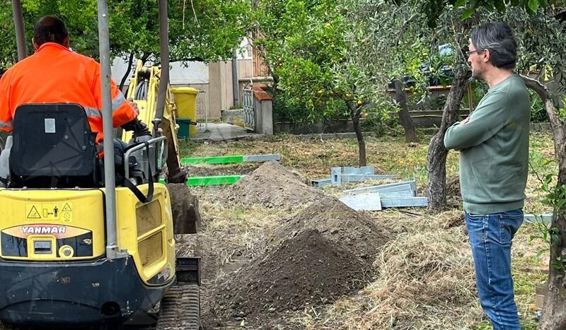 Gioiosa, lavori in corso per la realizzazione di un’area verde in contrada Ciciarello