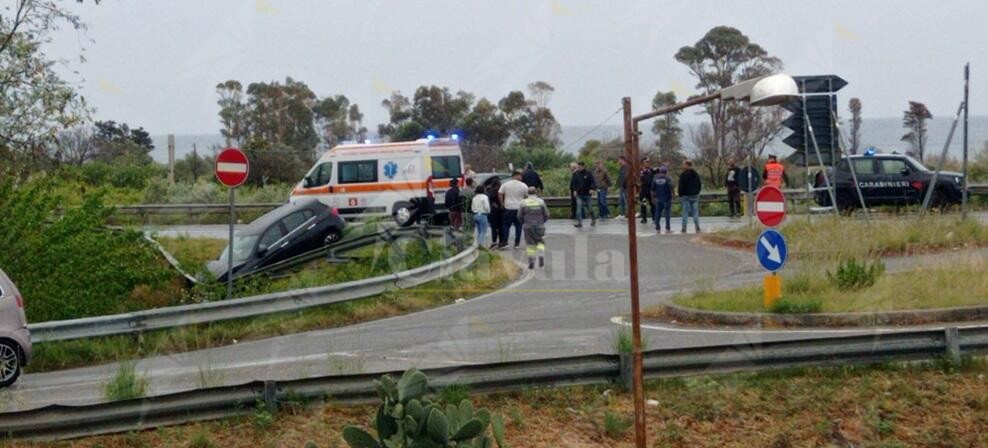 Incidente stradale a Favaco di Stignano