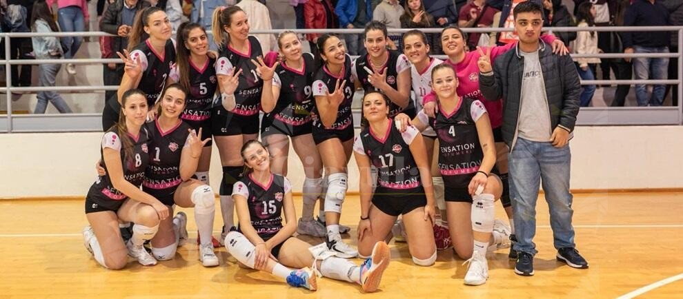 La Sensation Profumerie Gioiosa batte il Volley Catania 3 a 0