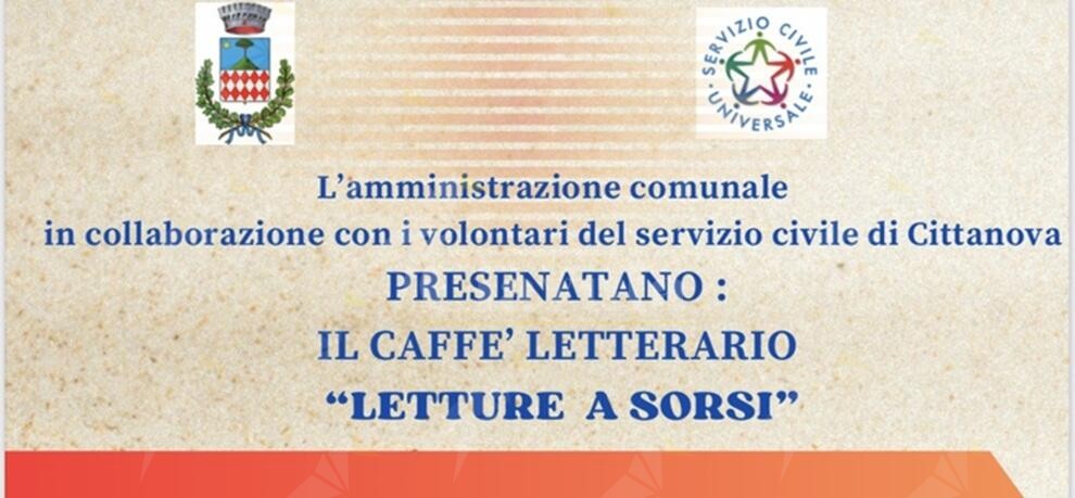 Tutto pronto per “Il Caffè Letterario – Letture a sorsi” di Cittanova Tutto pronto per “Il Caffè Letterario – Letture a sorsi” di Cittanova