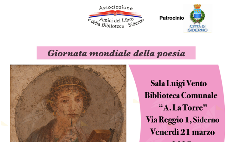 Sulle orme di Saffo: a Siderno un viaggio nella poesia al femminile