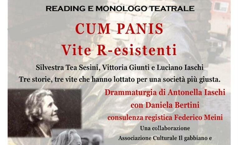 A Reggio Calabria lo spettacolo teatrale “CUM PANIS – Vite R-esistenti” di Antonella Iaschi
