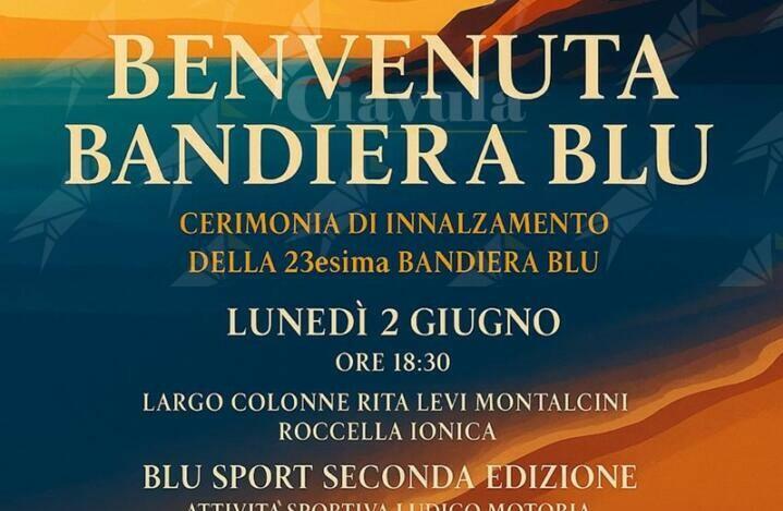 A Roccella Jonica la cerimonia di innalzamento della Bandiera Blu