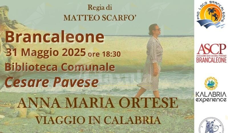 A Brancaleone la proiezione del docufilm “Anna Maria Ortese: Viaggio in Calabria”