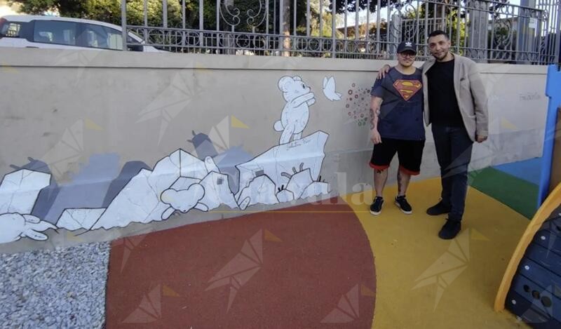 A Cinquefrondi un murales per onorare le vittime palestinesi