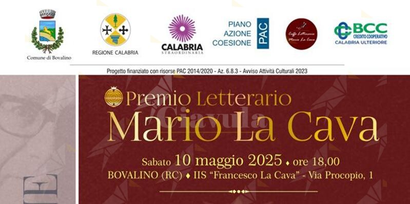 Bovalino, grande attesa per il vincitore della nuova edizione del Premio Letterario Mario La Cava