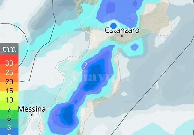 Meteo: in Calabria clima mite e possibili piogge sparse