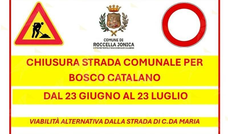Al via i lavori a Roccella Jonica per la messa in sicurezza della strada del Bosco Catalano