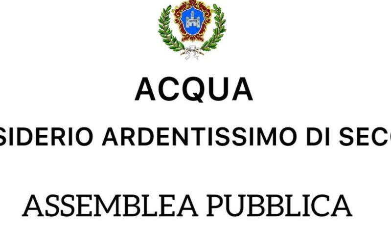 Il Comune di Caulonia organizza un’assemblea pubblica per parlare dei problemi legati all’acqua