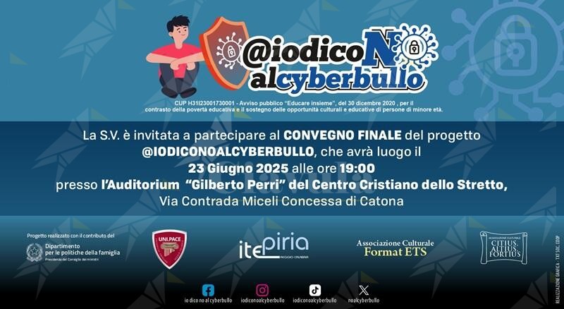 “@IoDicoNoAlCyberbullo”: a Reggio Calabria si conclude il progetto contro bullismo e cyberbullismo tra teatro, web e legalità