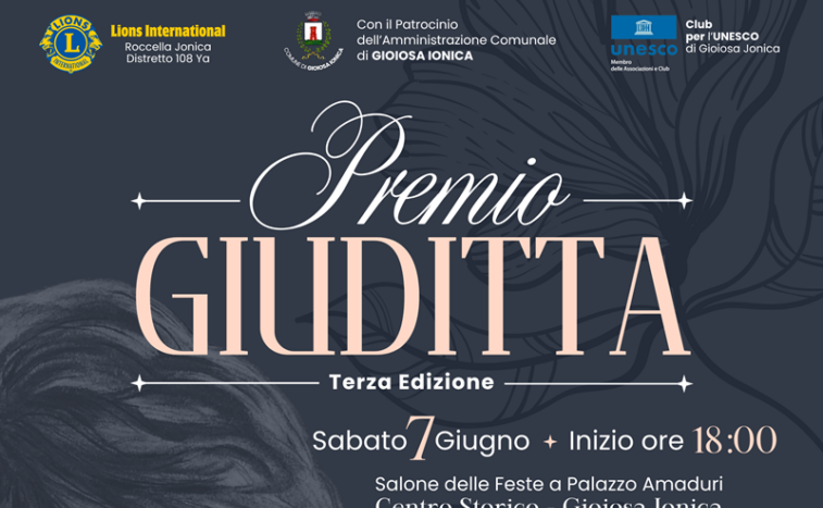 Gioiosa Ionica si illumina per la terza edizione del “Premio Giuditta”