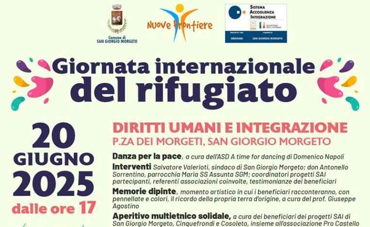 Accoglienza, cultura e partecipazione: San Giorgio Morgeto celebra la Giornata internazionale del Rifugiato