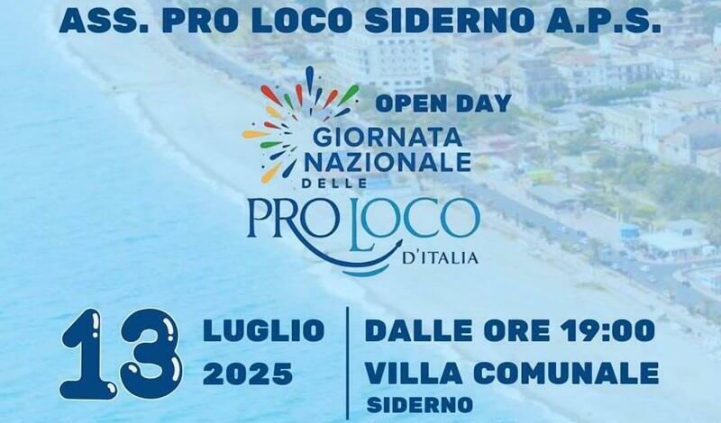 Siderno celebra la “Giornata Nazionale delle Pro Loco d’Italia”