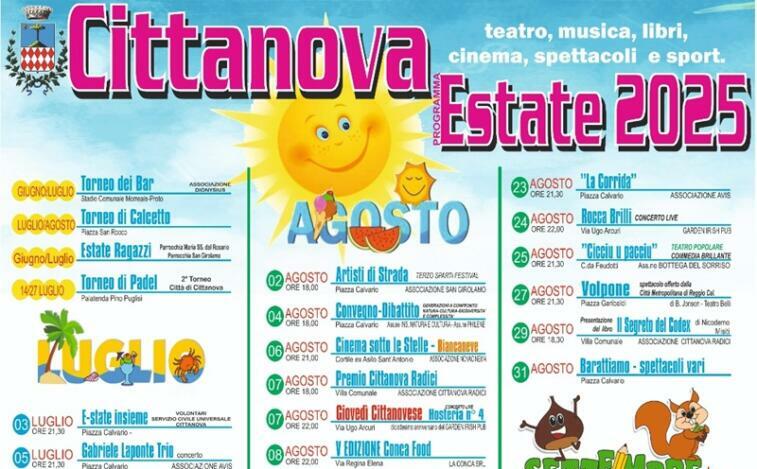 Cittanova celebra le sue eccellenze: al via un’estate di eventi, cultura e tradizioni