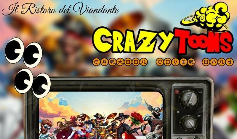 I Crazy Toons portano le sigle dei cartoni animati al Ristoro del Viandante di Focà di Caulonia