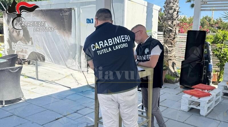 Lidi balneari e cantieri irregolari, denunce e sanzioni nel crotonese