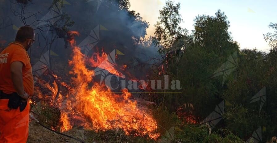 Anche a Caulonia un inferno di fuoco. Strano e Candidati bruciano