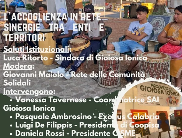 L’accoglienza in rete, sinergie tra enti e territori. Se ne discute a Gioiosa Ionica L’accoglienza in rete, sinergie tra enti e territori. Se ne discute a Gioiosa Ionica