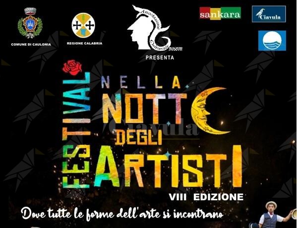 A Caulonia tutto pronto per l’VIII edizione del Festival Nella Notte degli Artisti