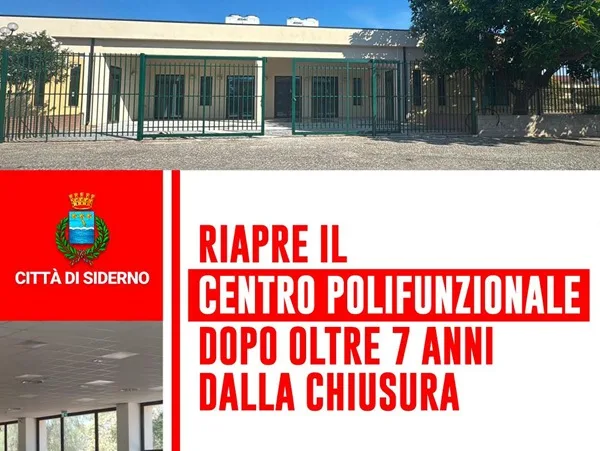 A Siderno riapre il centro polifunzionale