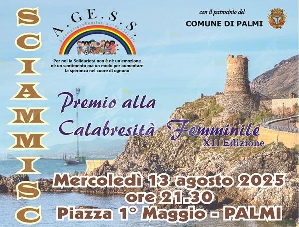 A Palmi la nuova edizione del premio alla calabresità femminile “U Sciammisciu d’oro”