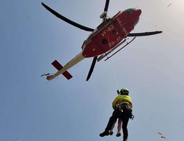 Due turisti rimangono bloccati sulla scogliera di Capo Vaticano. Recuperati dai vigili del fuoco Due turisti rimangono bloccati sulla scogliera di Capo Vaticano. Recuperati dai vigili del fuoco