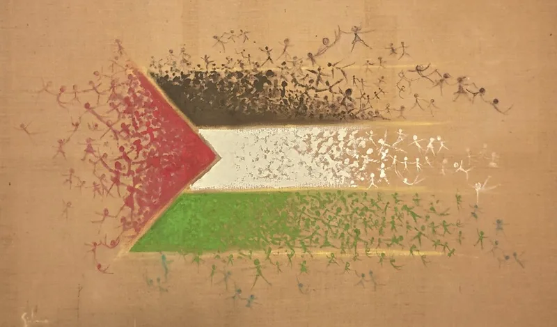 Il sindaco di Reggio: “Complimenti all’artista Fazzari per il coraggio di raccontare con la sua arte il dramma dei bambini di Gaza”