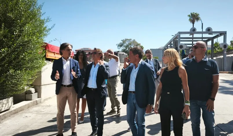 Il sindaco di Reggio Calabria e Pasquale Tridico nel cuore di Atam: “Società che è esempio di resilienza e buona amministrazione”