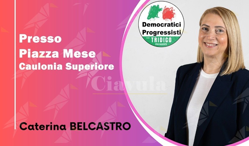 Regionali Calabria, Caterina Belcastro incontra i cittadini in piazza Mese a Caulonia Centro Regionali Calabria, Caterina Belcastro incontra i cittadini in piazza Mese a Caulonia Centro