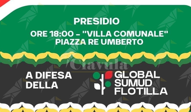 Locri si mobilita per Gaza: presidio a sostegno della Global Sumud Flotilla