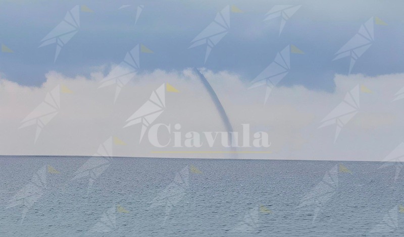 Tromba marina al largo della costa ionica catanzarese