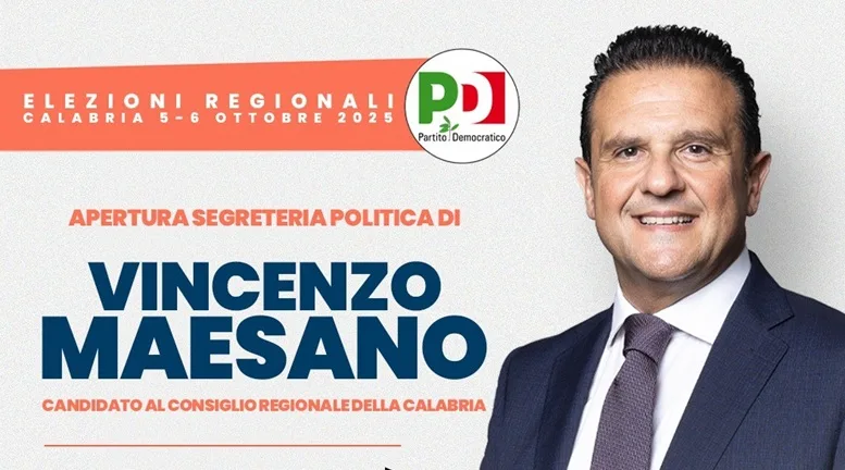 Domani a Bovalino l’apertura ufficiale della segreteria politica di Vincenzo Maesano