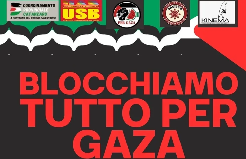 “Se attaccano la Flotilla blocchiamo tutto!”. Catanzaro si mobilita per la Palestina