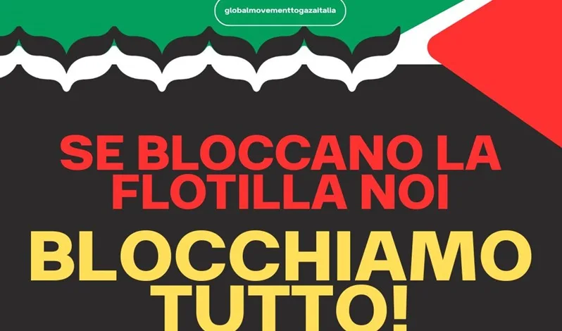 Global Sumud Flotilla – Conferenza stampa e stato di agitazione