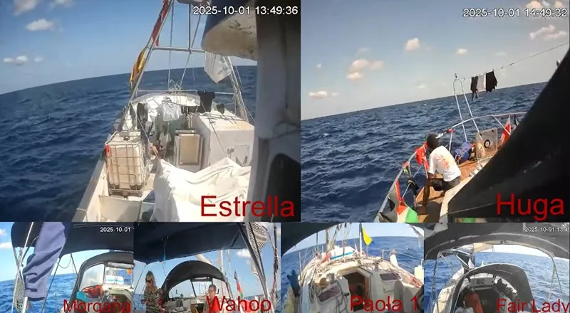 La Global Sumud Flotilla continua il viaggio verso Gaza – LIVE