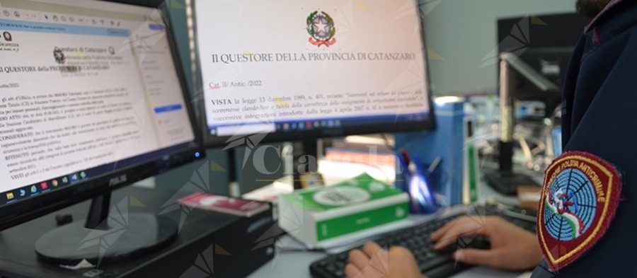 Contrasto alla criminalità: emessi 4 provvedimenti di avviso orale aggravato a Catanzaro