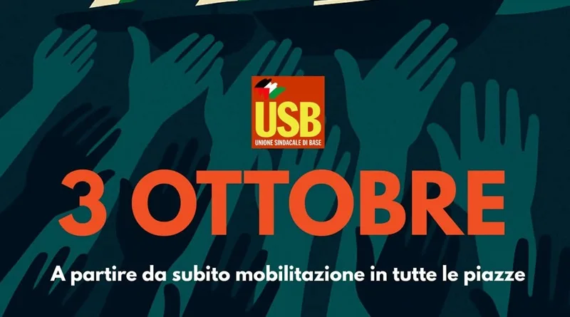 L’USB: “Israele attacca il diritto internazionale, è il momento di bloccare tutto”