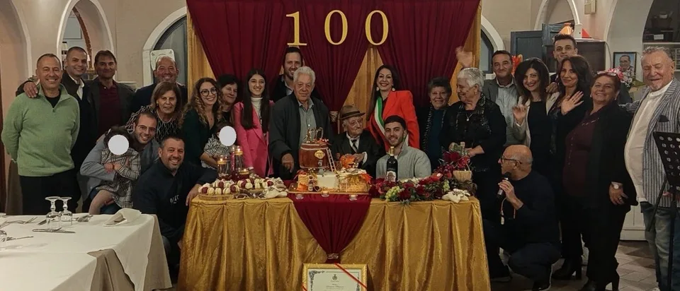 Caulonia ha celebrato i 100 anni di Domenico Piscioneri 