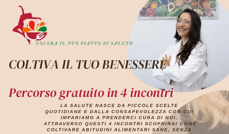 Il benessere inizia a tavola: a Caulonia 4 incontri gratuiti con la Dott.ssa Annarita Tassone per un’alimentazione equilibrata Il benessere inizia a tavola: a Caulonia 4 incontri gratuiti con la Dott.ssa Annarita Tassone per un’alimentazione equilibrata