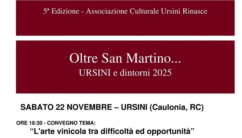 Torna la 5ª edizione di “Oltre San Martino… Ursini e dintorni 2025”