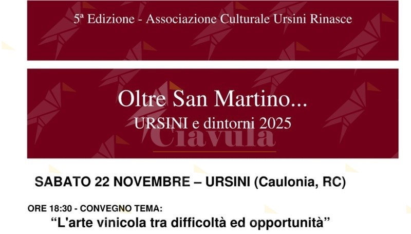 Torna la 5ª edizione di “Oltre San Martino… Ursini e dintorni 2025”