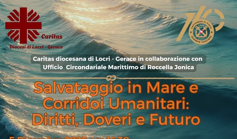 A Roccella Jonica l’incontro: “Salvataggio in mare e corridoi umanitari: Diritti, Doveri e Futuro”