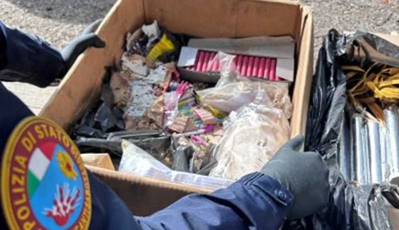 Lamezia, la polizia distrugge materiale esplodente scaduto e pericoloso per l’incolumità pubblica