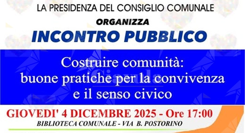 A Caulonia un incontro dedicato alle buone pratiche di convivenza e senso civico A Caulonia un incontro dedicato alle buone pratiche di convivenza e senso civico