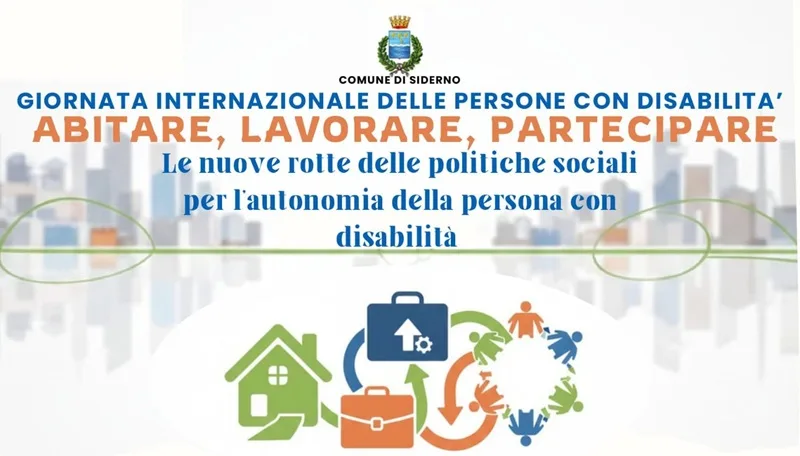Giornata delle Persone con Disabilità, a Siderno l’incontro “Abitare, Lavorare, Partecipare”