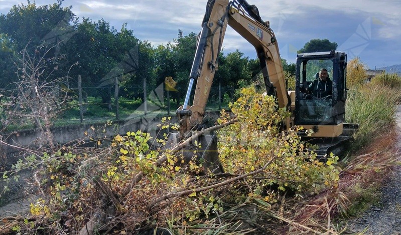 Benestare, avviati i lavori di manutenzione sui corsi d’acqua da parte del Consorzio di Bonifica