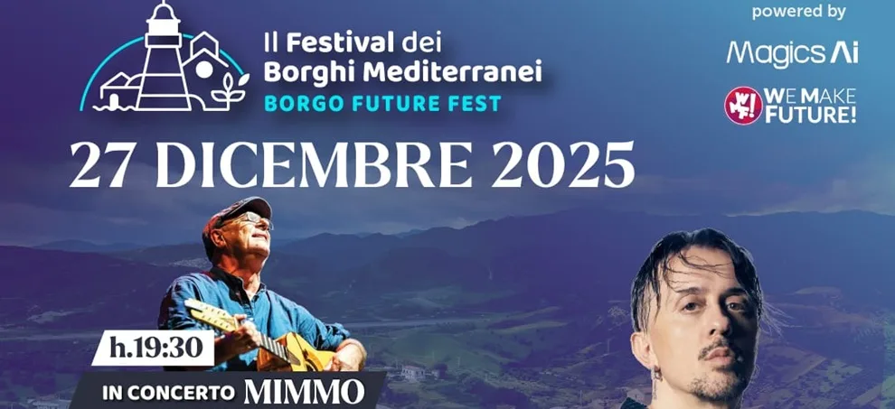 A Monasterace il Festival dei Borghi Mediterranei. Un ponte tra tradizione e futuro con Mimmo Cavallaro e Dardust